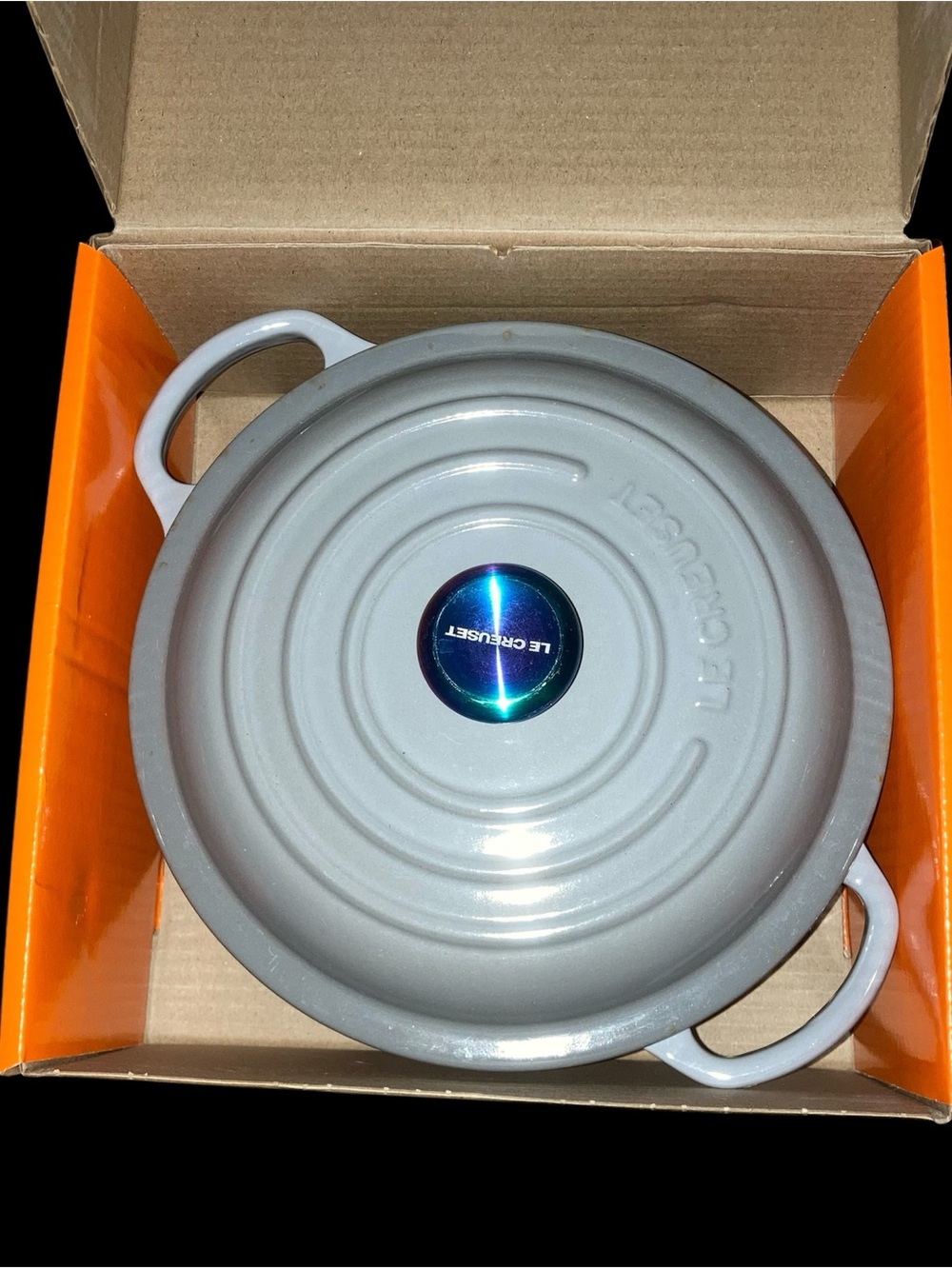 Le Creuset 2.50 Quart Enameled Cast Iron Round Dutch Oven - Mist Grey